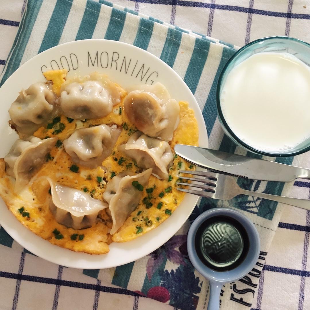 鸡蛋煎饺（零失败）