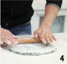 蓝莓椰子松饼的做法 步骤4
