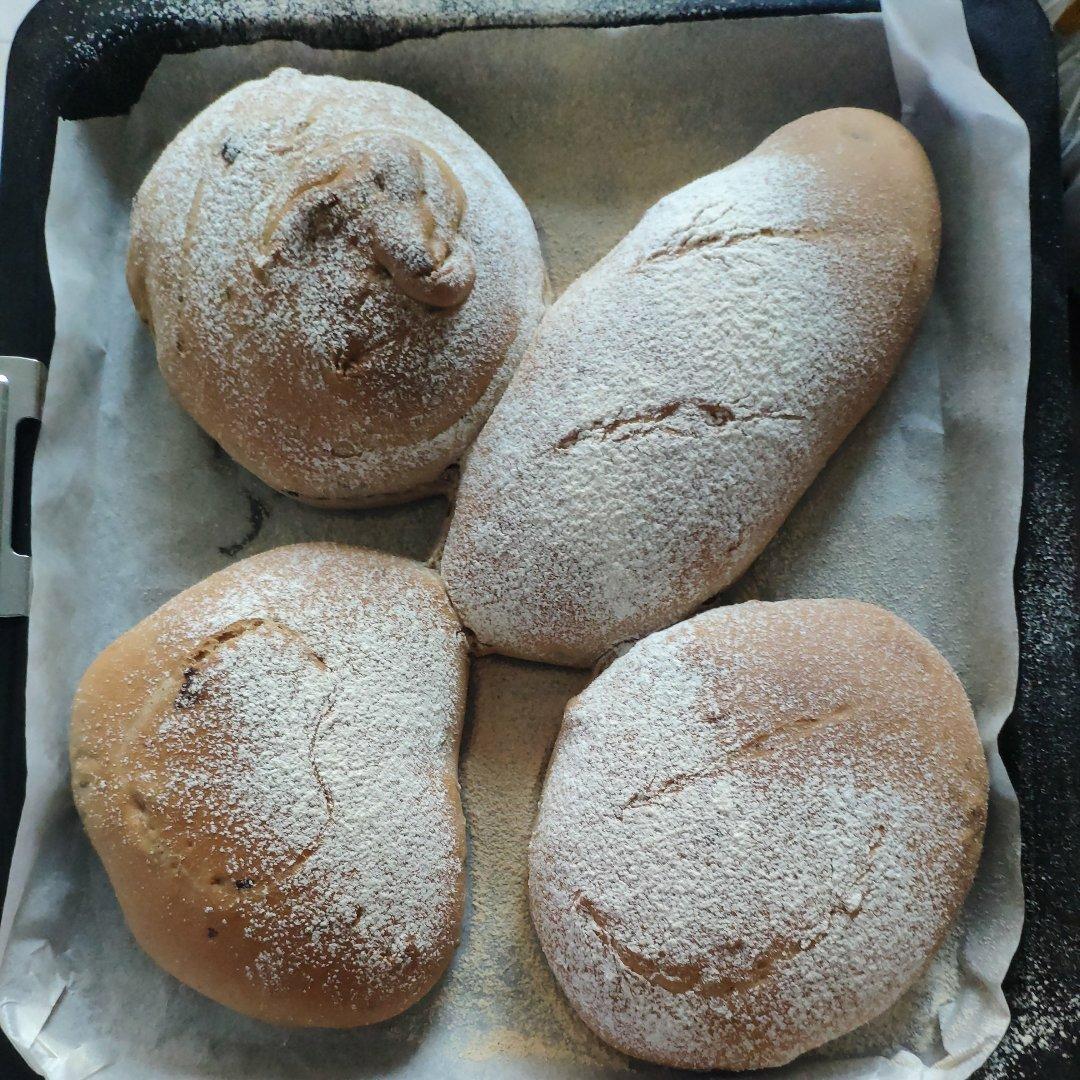 全麦核桃包～软欧包