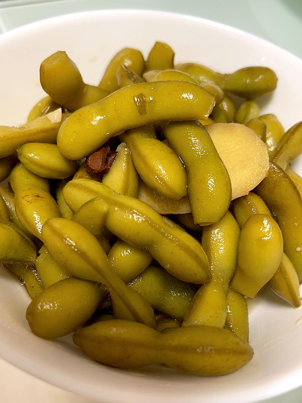 下酒好菜：糟卤毛豆