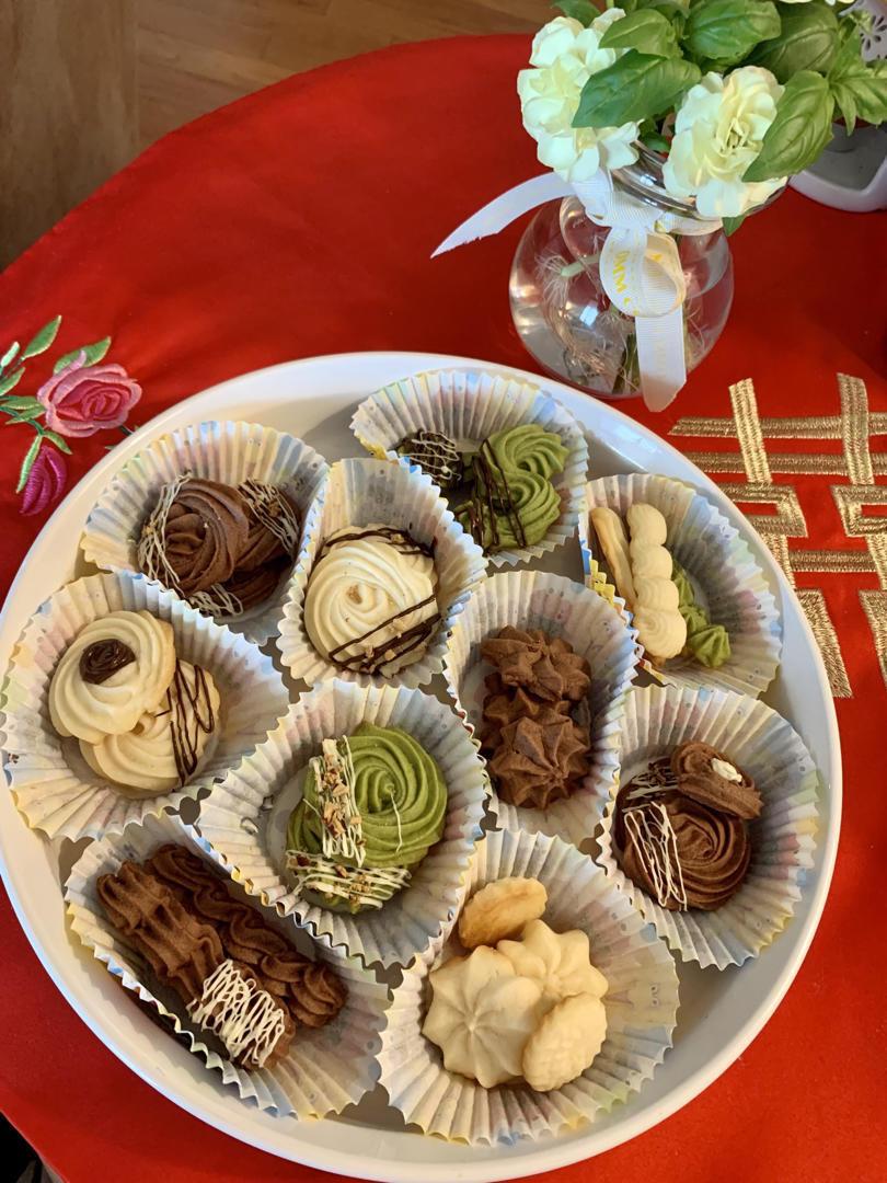 零失败❗️酥到掉渣的三色曲奇