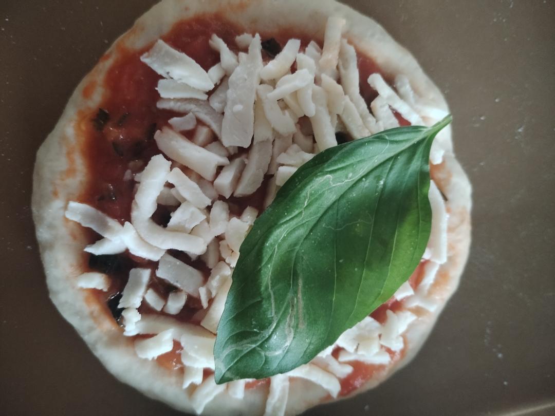 簡單的蕃茄醬Pizza