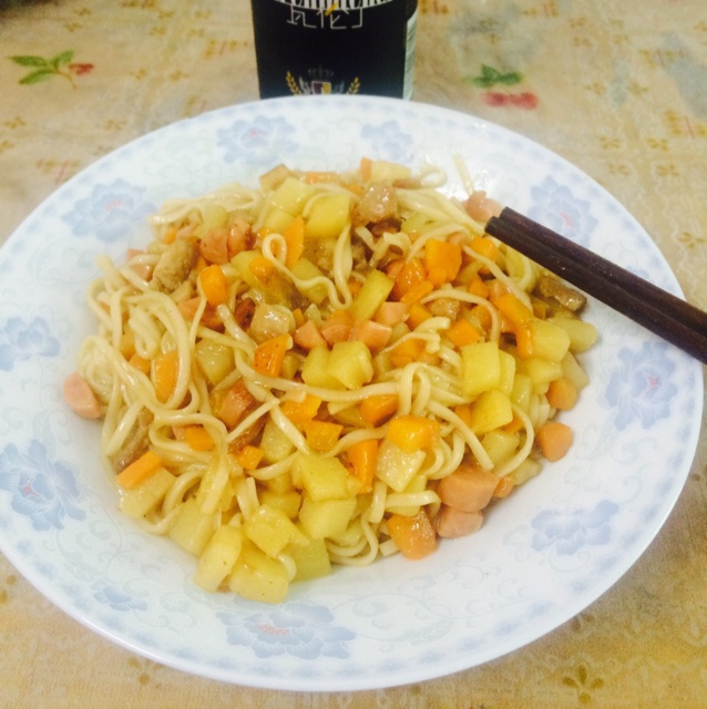 土豆焖面