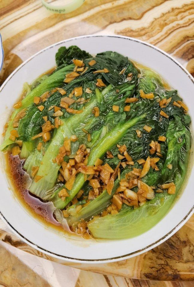 超级好吃低脂低热量的～蚝油生菜