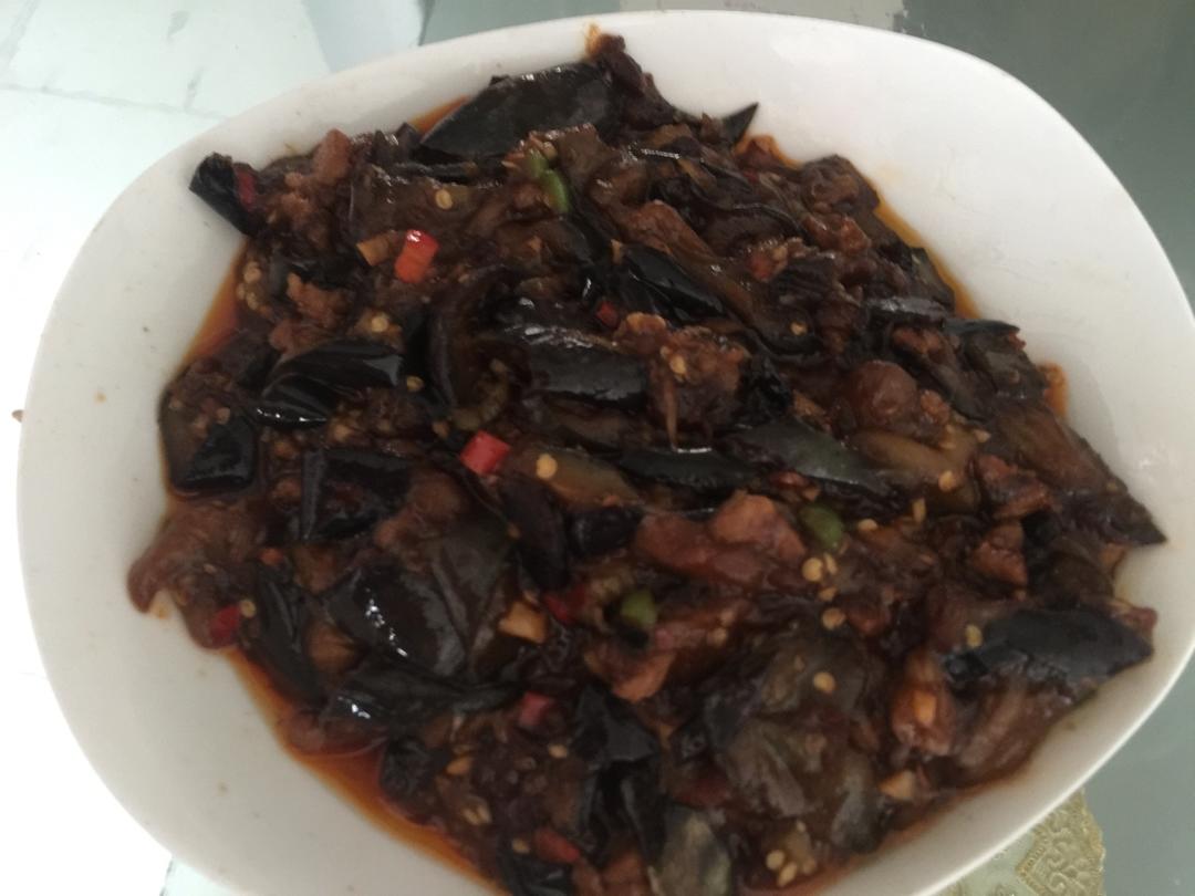 红烧肉沫茄子