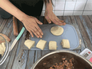 香酥肉烧饼（烤箱或者平底锅版）的做法 步骤12