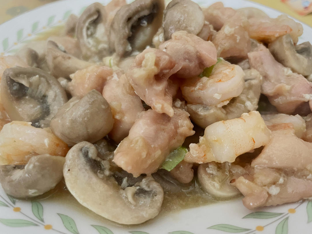 家常菜：鲜掉眉毛的炒三鲜（嫩滑肉片的浆制方法）