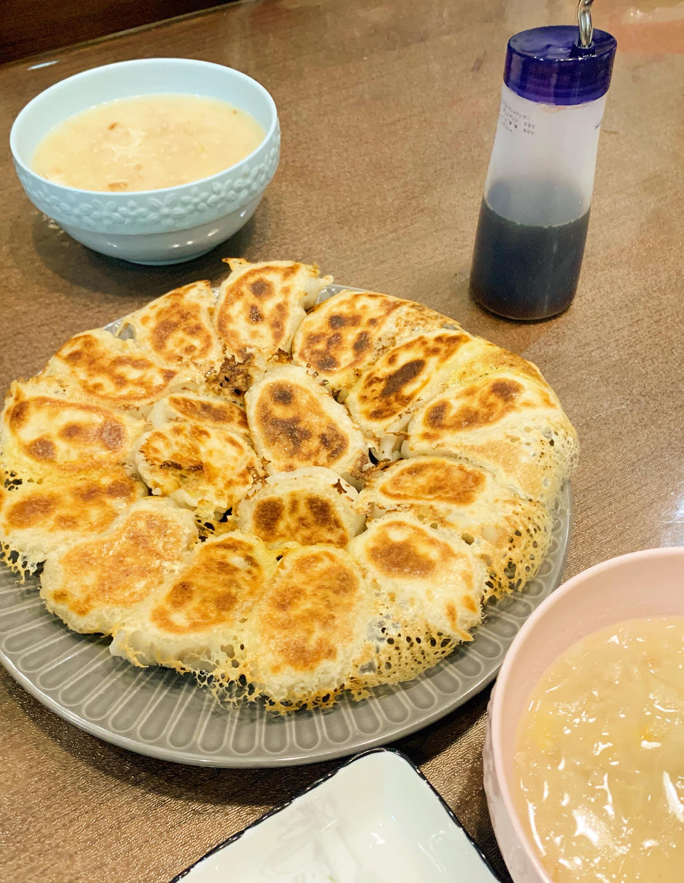 韭菜肉馅水煎包