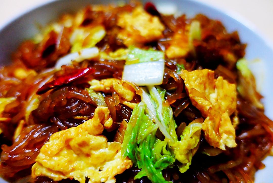 粉条炒鸡蛋