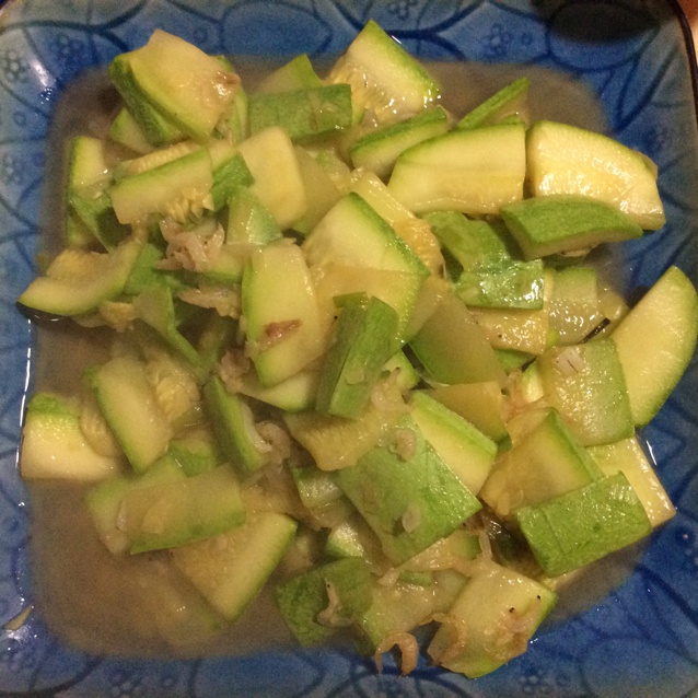 虾皮清炒西葫芦