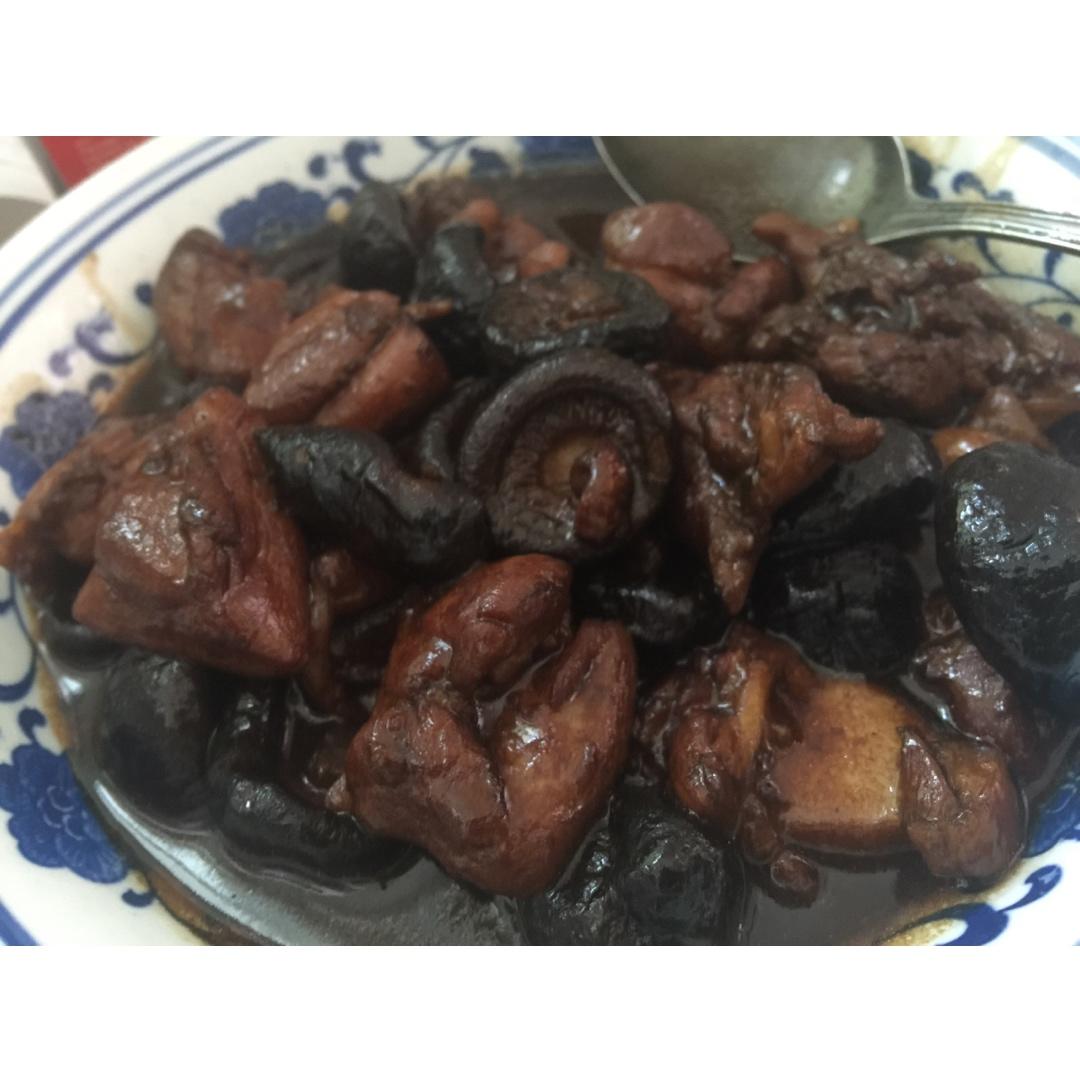 蚝油香菇鸡块