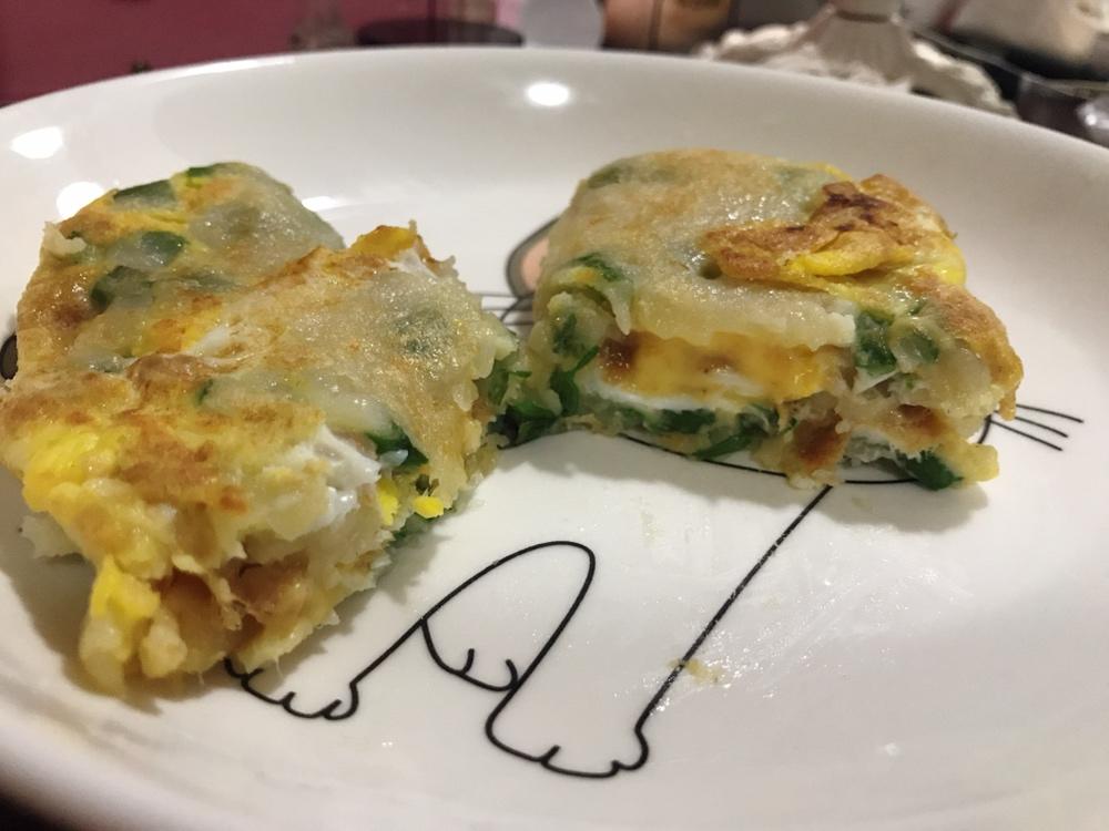 芝士肉松蛋饼