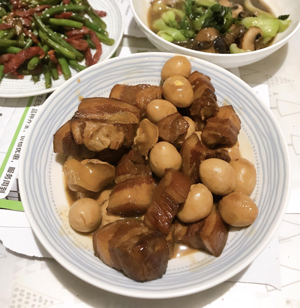 【曼食慢语】鹌鹑蛋红烧肉