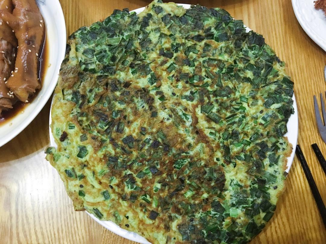 韭菜鸡蛋饼