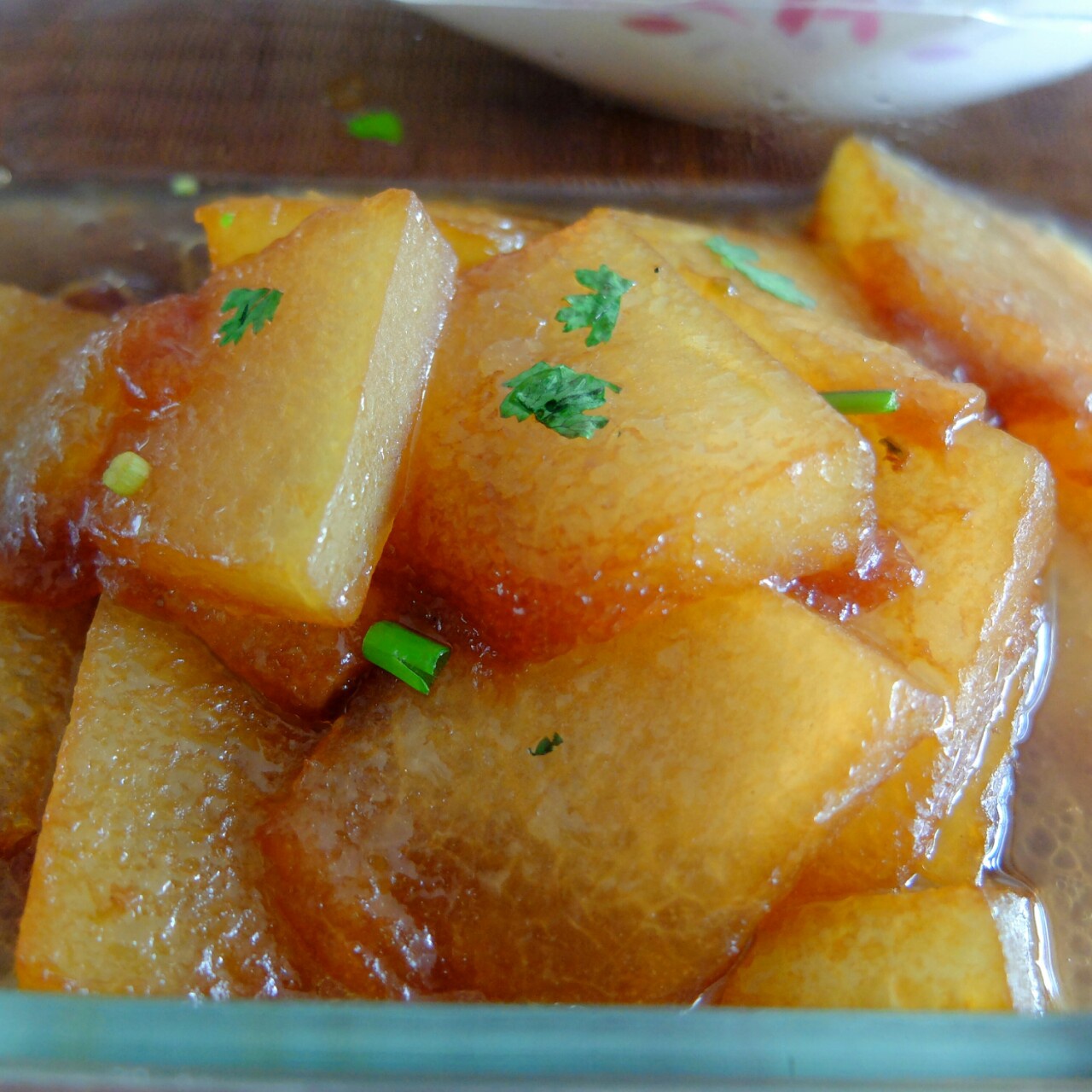 吃好多肉做的红烧冬瓜