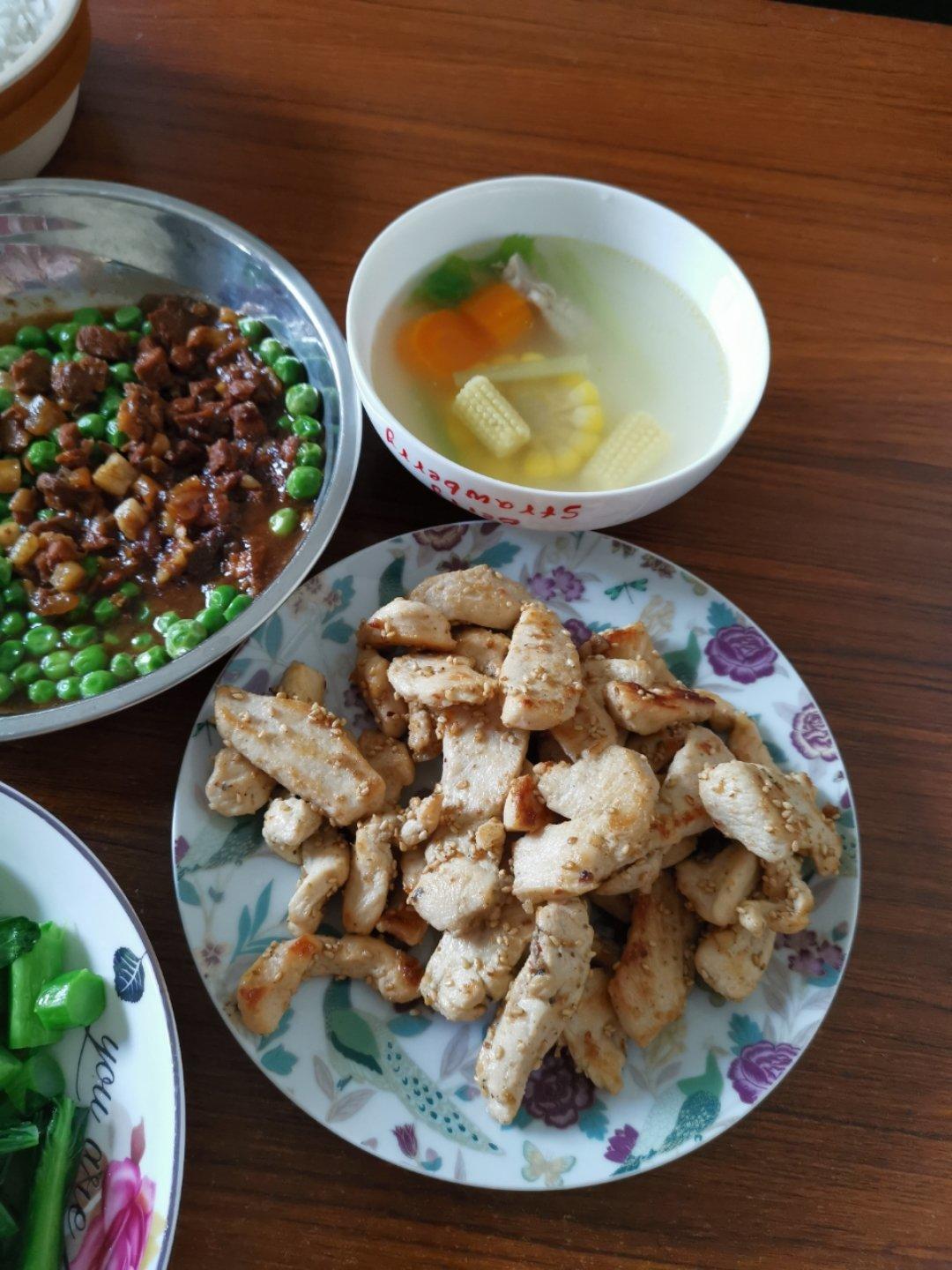 孜然鸡胸肉，低脂低卡好吃无压力。