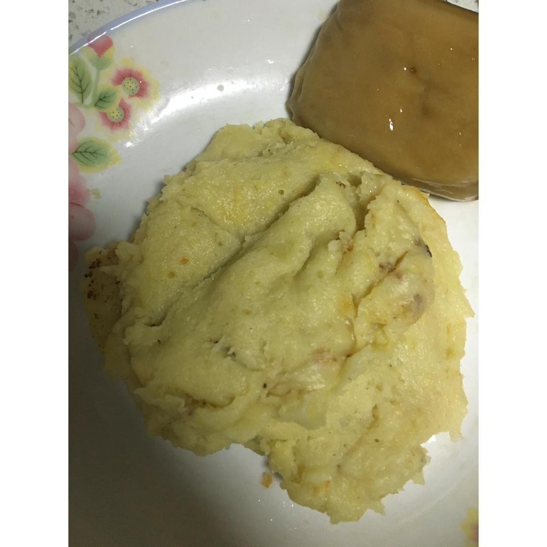 【减脂早餐】无油香蕉松饼（超简单）
