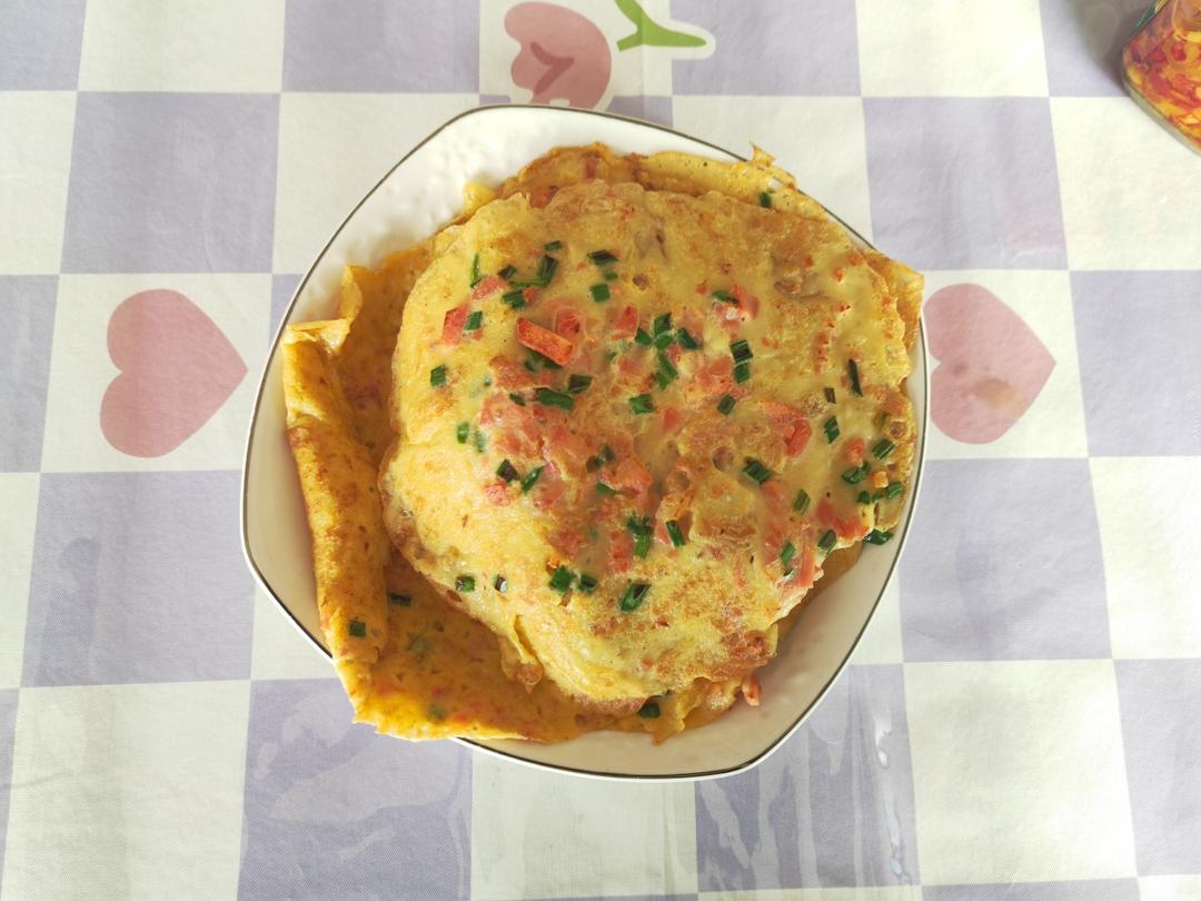 简单快手鸡蛋饼 柔软翻面不破