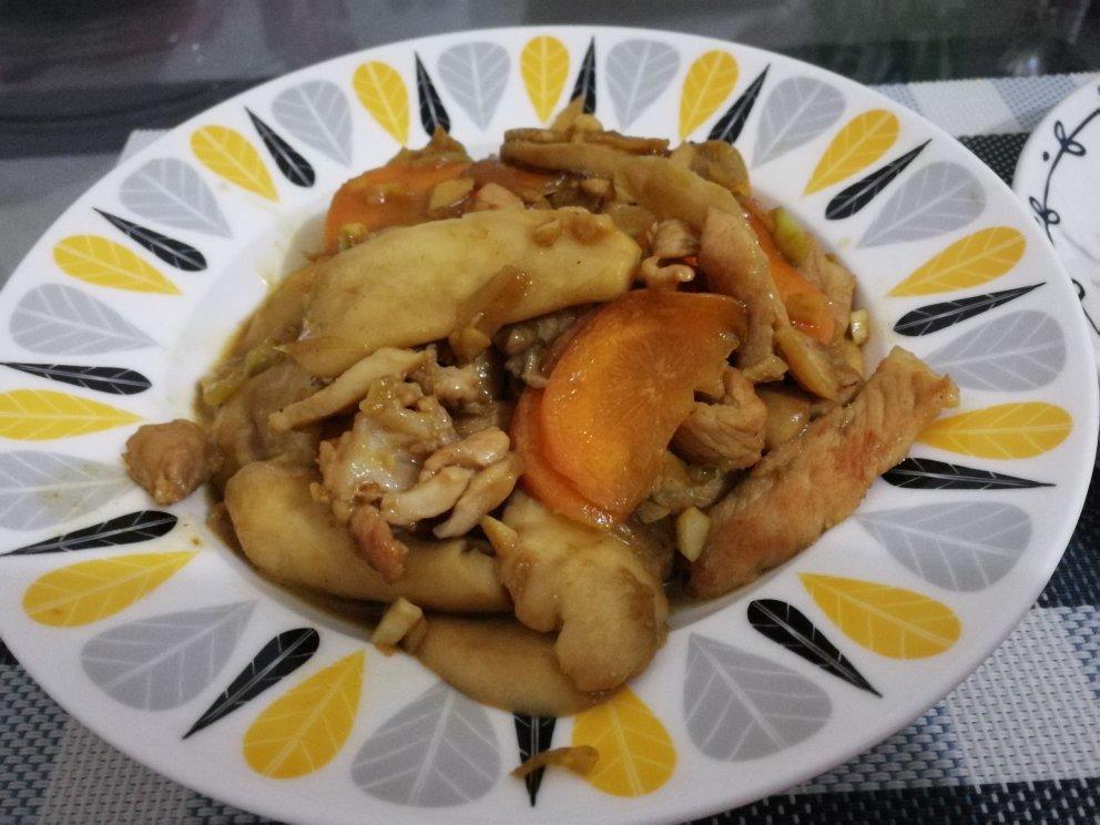 肉炒杏鲍菇