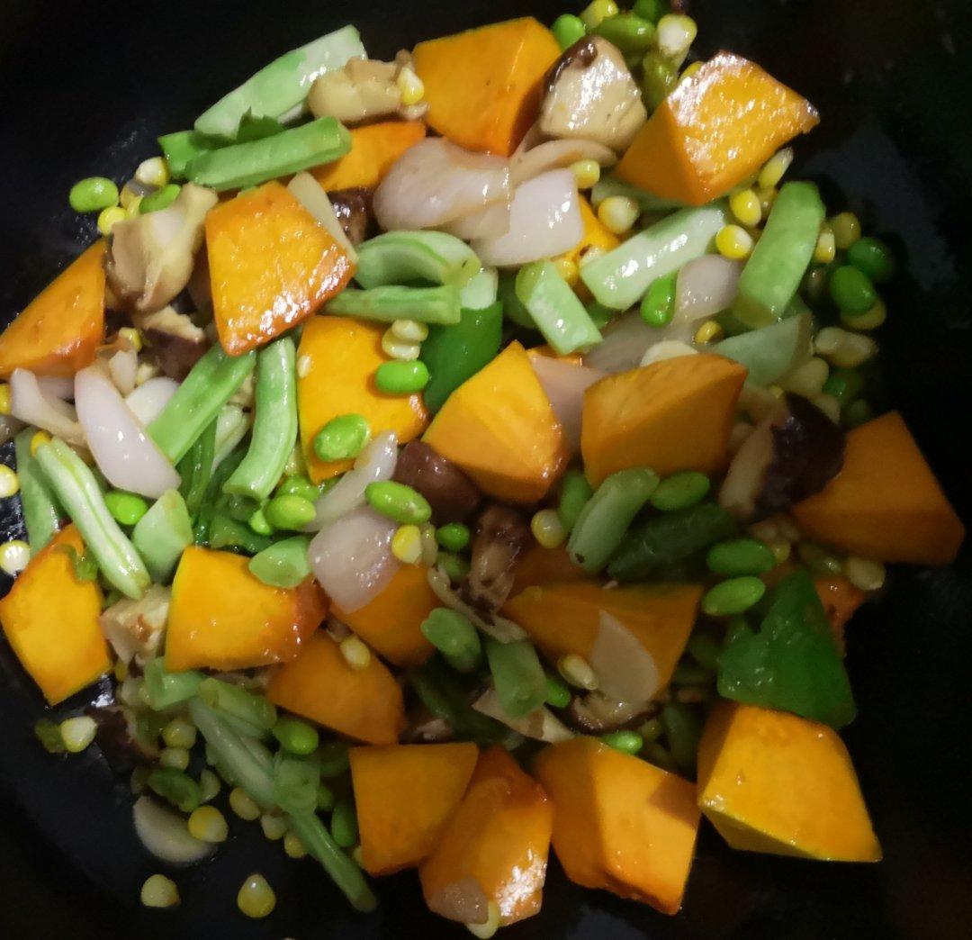 美味到不行的南瓜饭