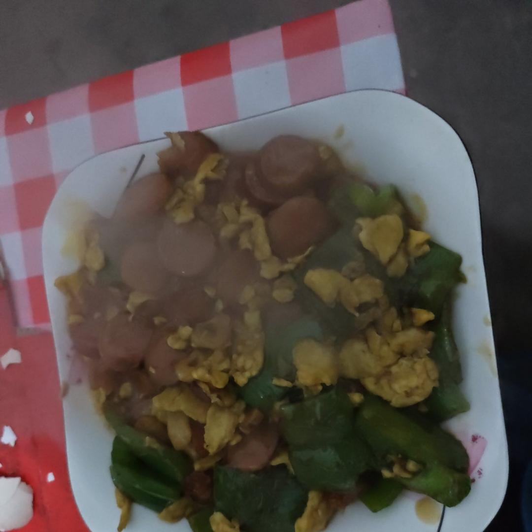香肠炒鸡蛋