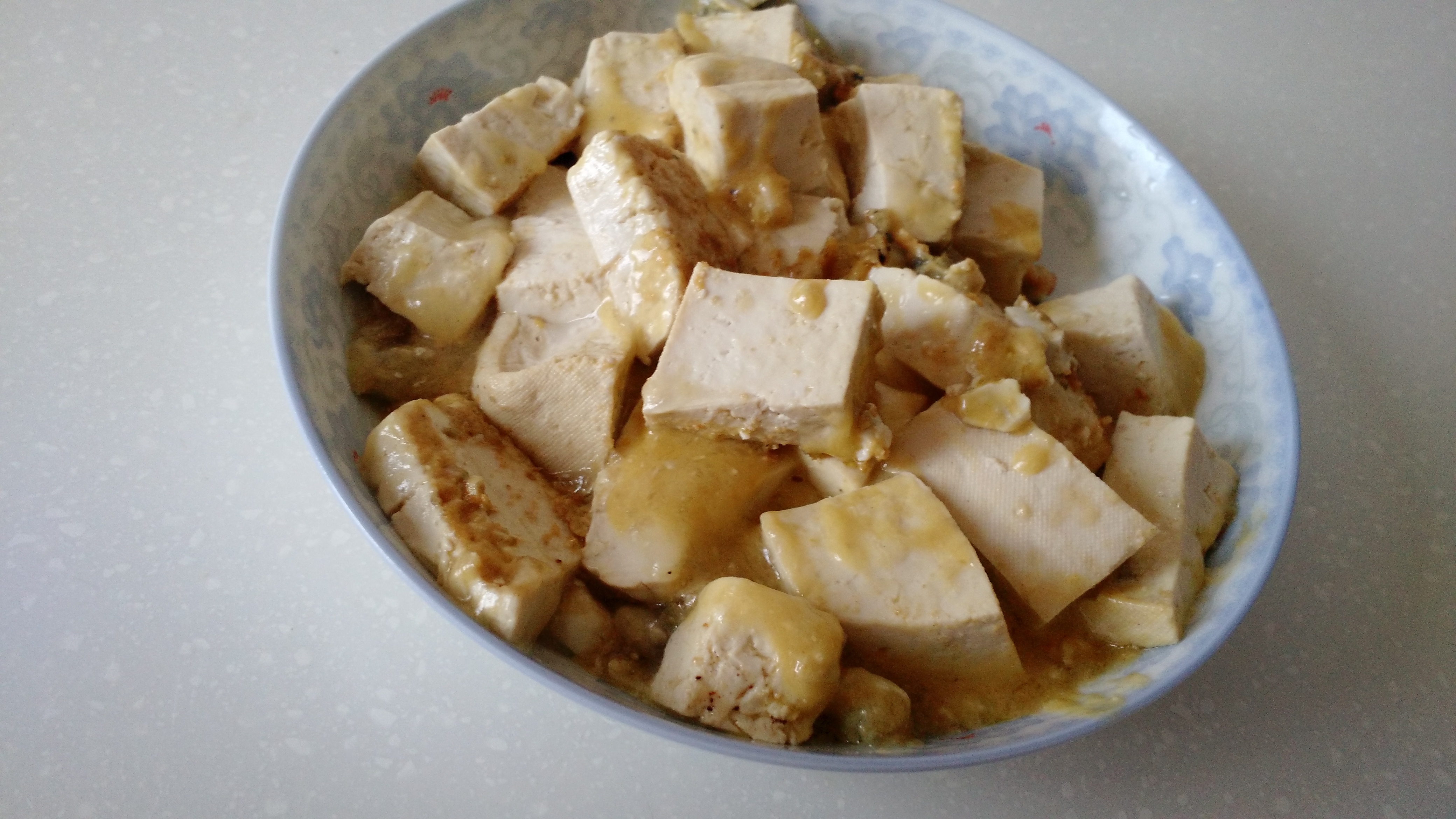 老丁的私房菜-蟹黄豆腐