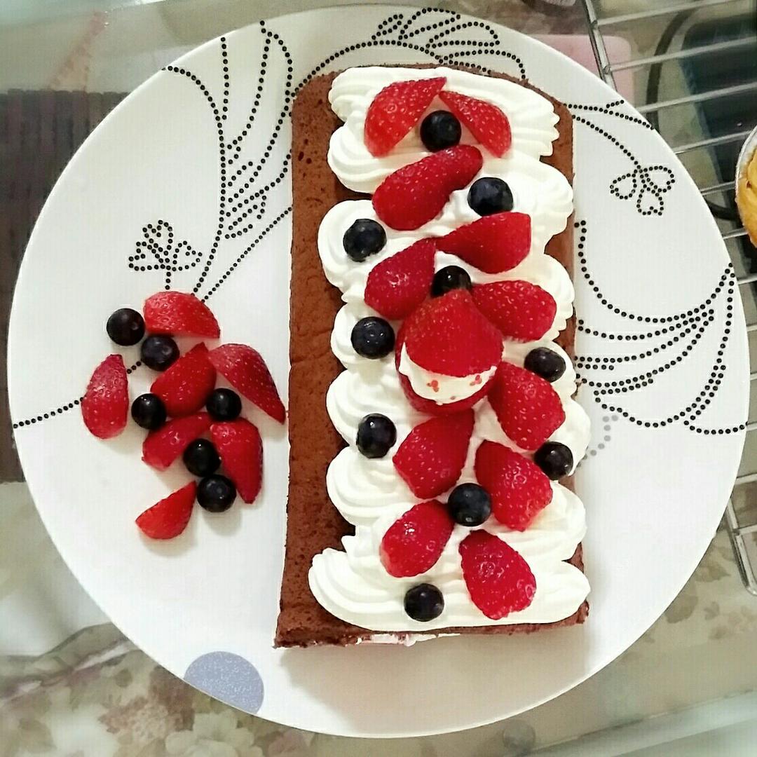 超浓郁卷不裂的巧克力蛋糕卷