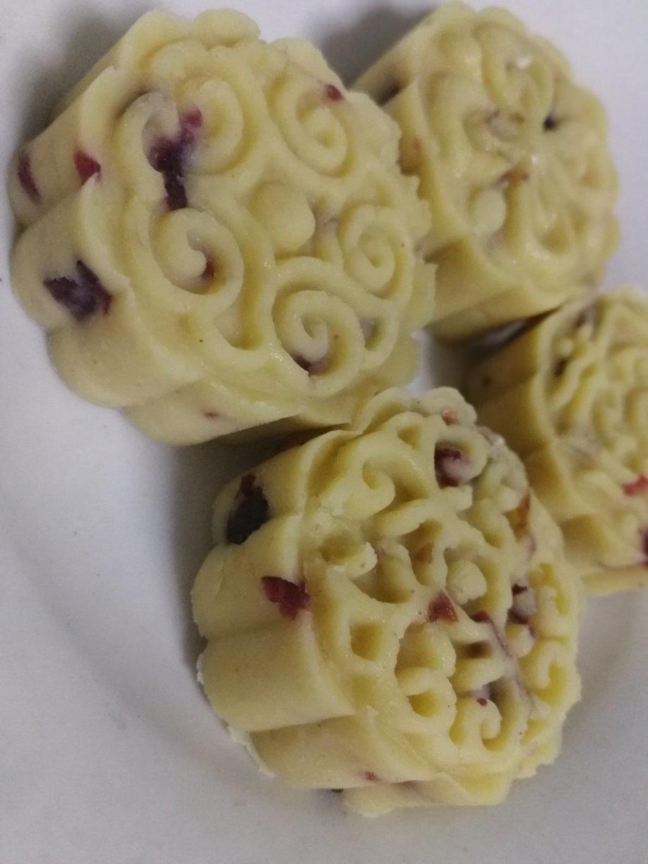 蔓越莓绿豆糕