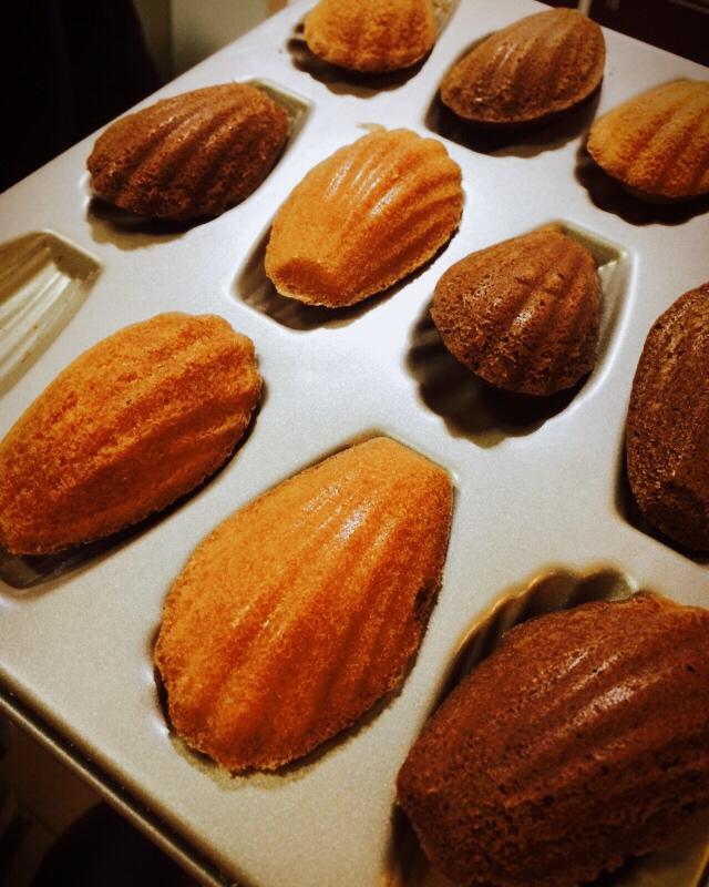 l阿木木l做的玛德莲蛋糕madeleine