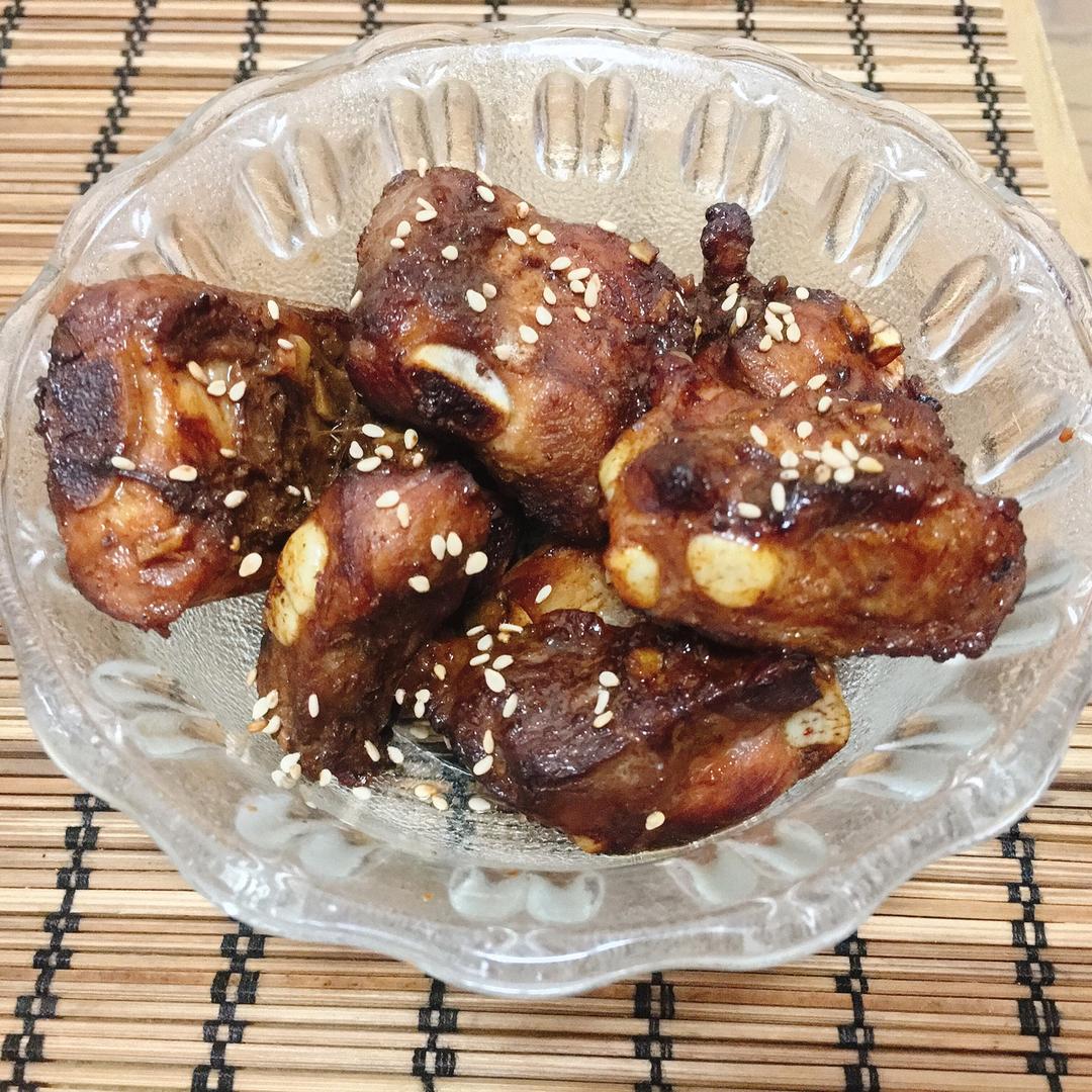 蒜香馋嘴烤排骨（烤箱版）#皮黑森林#