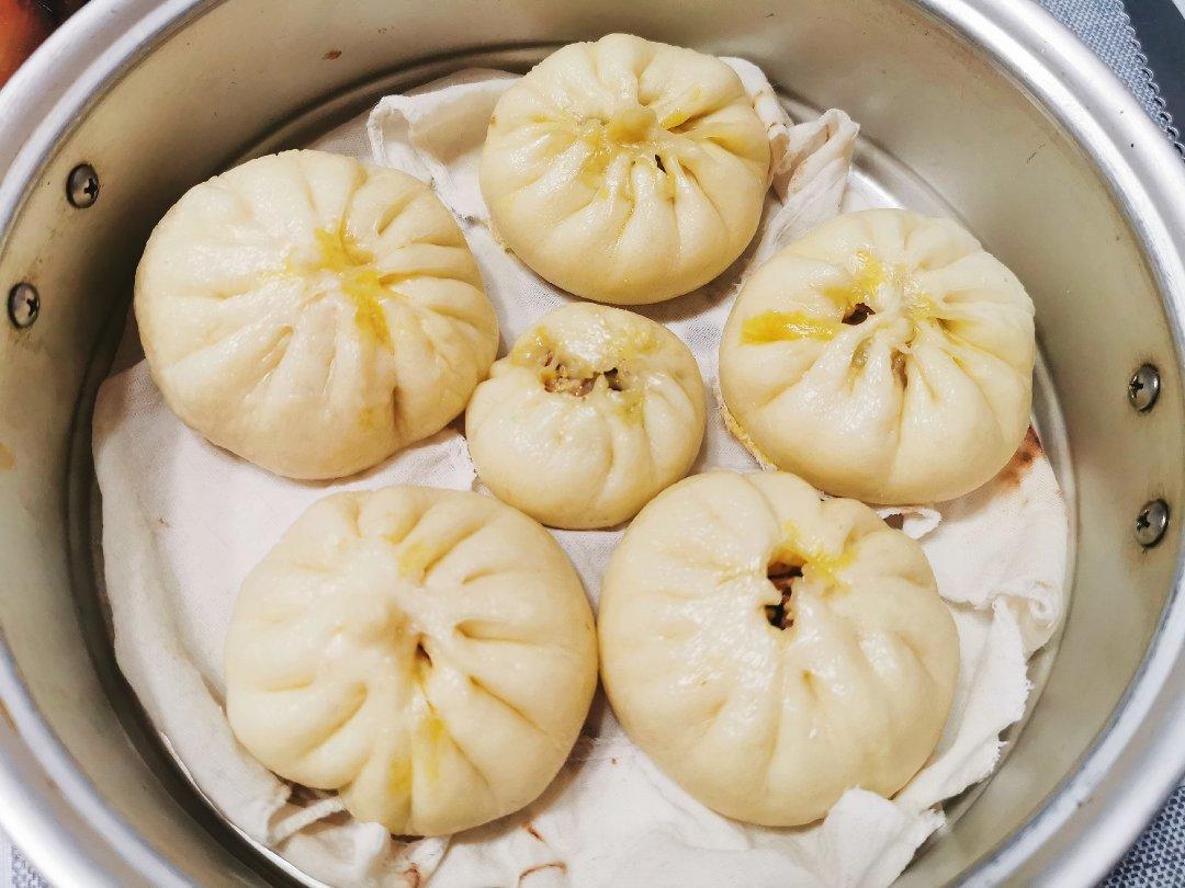 胡萝卜木耳鸡蛋素包子
