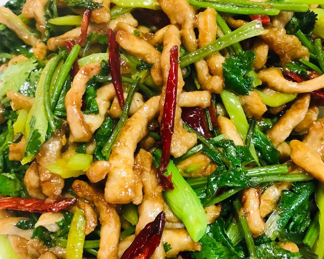 香辣肉丝（简单易行）