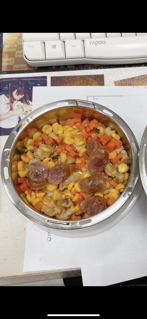 炒玉米胡萝卜丁