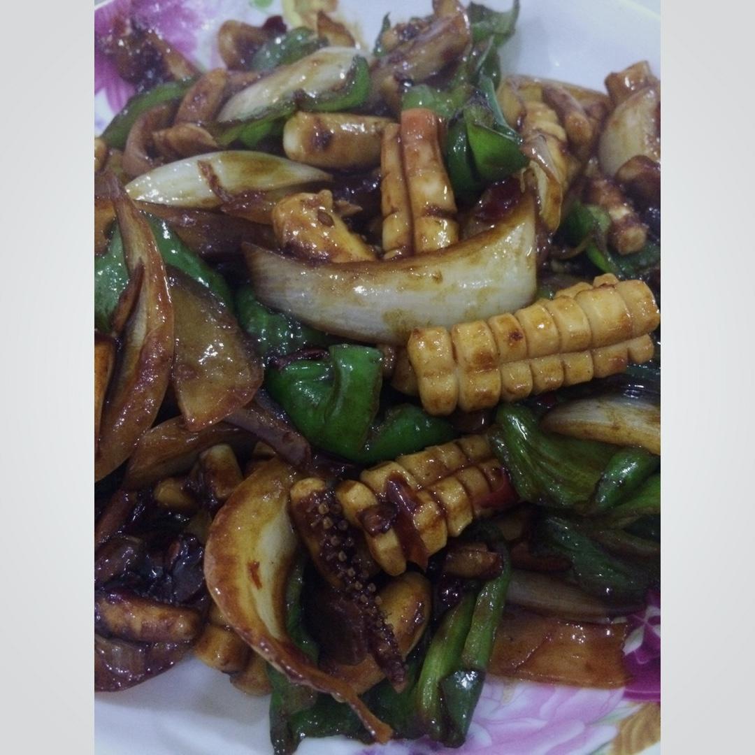 香辣鱿鱼卷