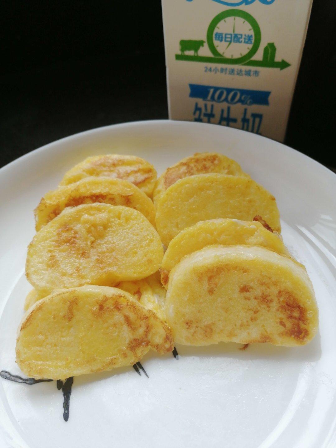 鸡蛋煎馒头片