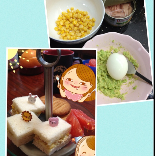 牛油果吞拿鱼三明治