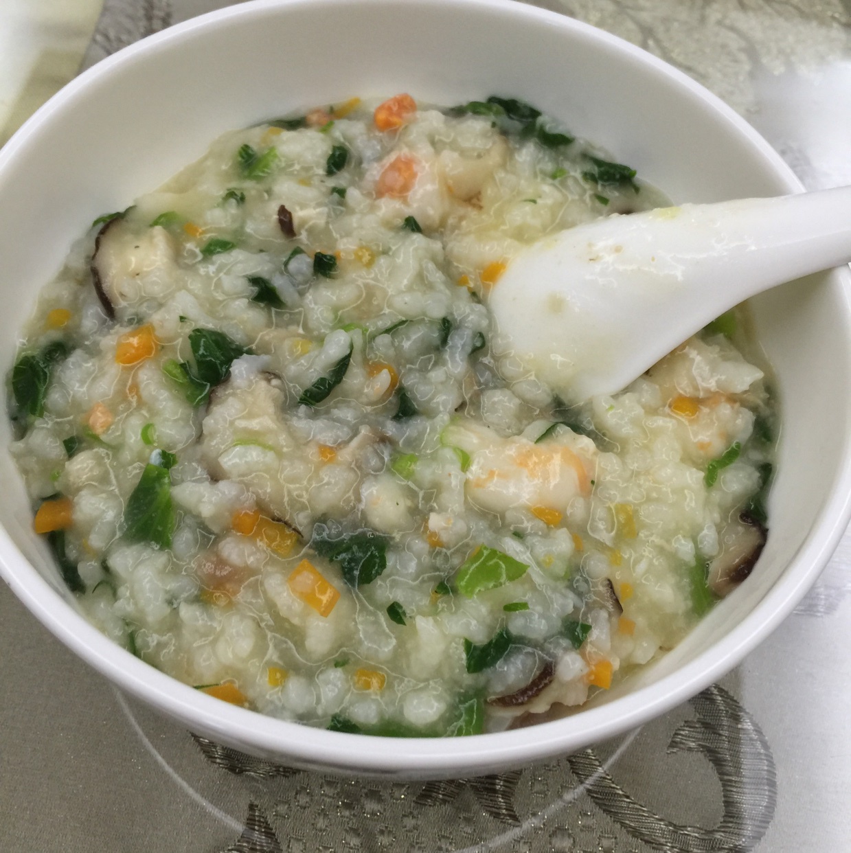 香菇虾粥