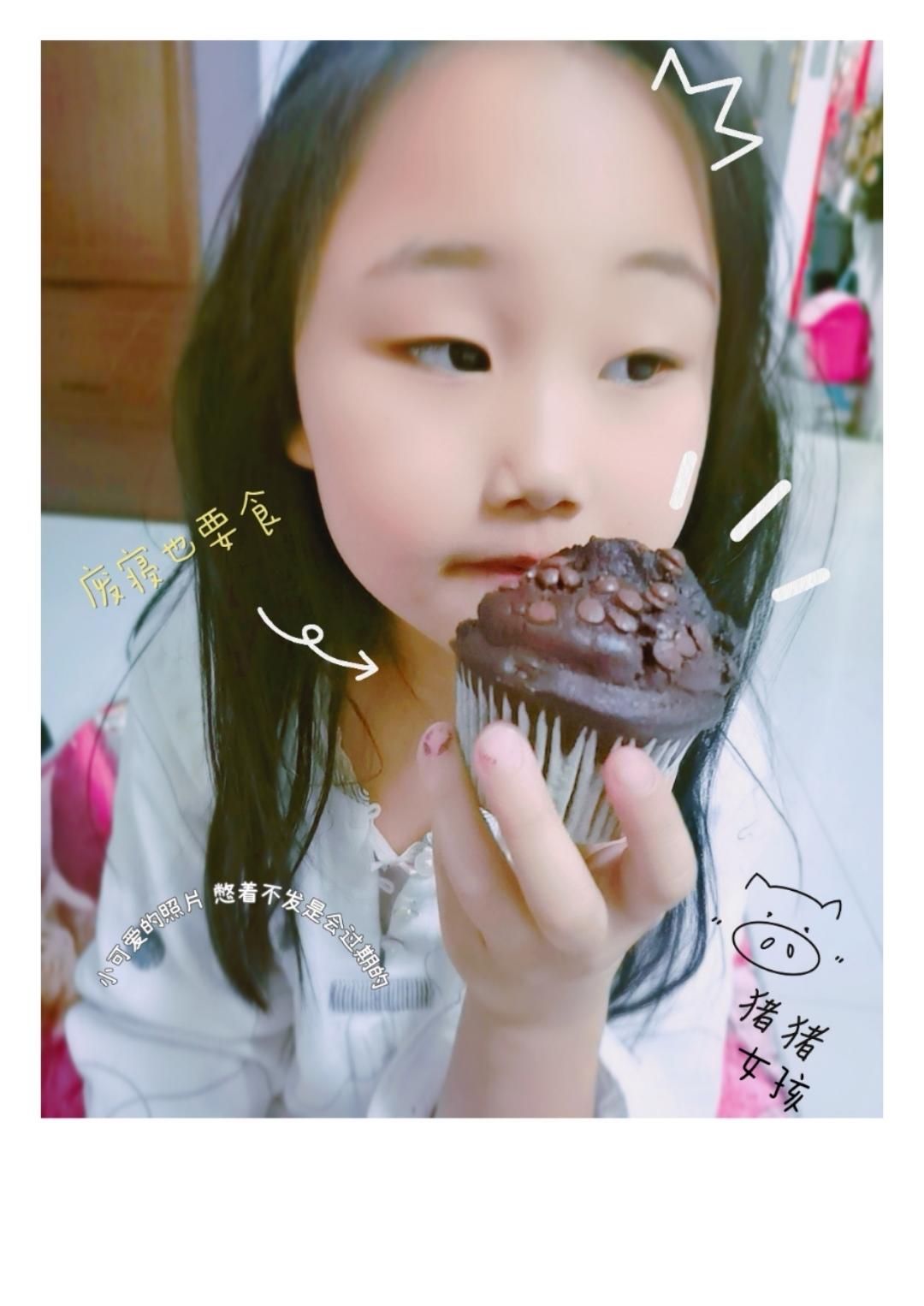 在家做巧克力蘑菇头麦芬蛋糕🍫