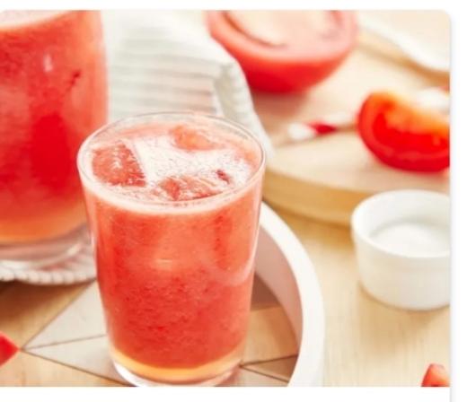 鲜榨番茄汁(孩子的早餐/早安美善品)的做法