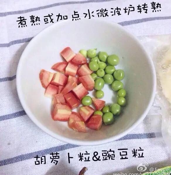 【FT健康食谱】微波芝香杂蔬烤红薯的做法 步骤2