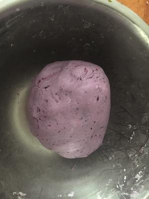 糯米紫薯球的做法 步骤1