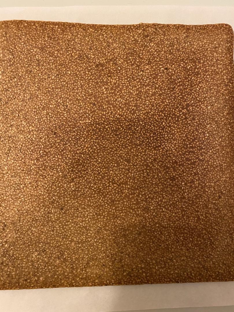 芝麻薄脆饼干，一步操作，超级简单