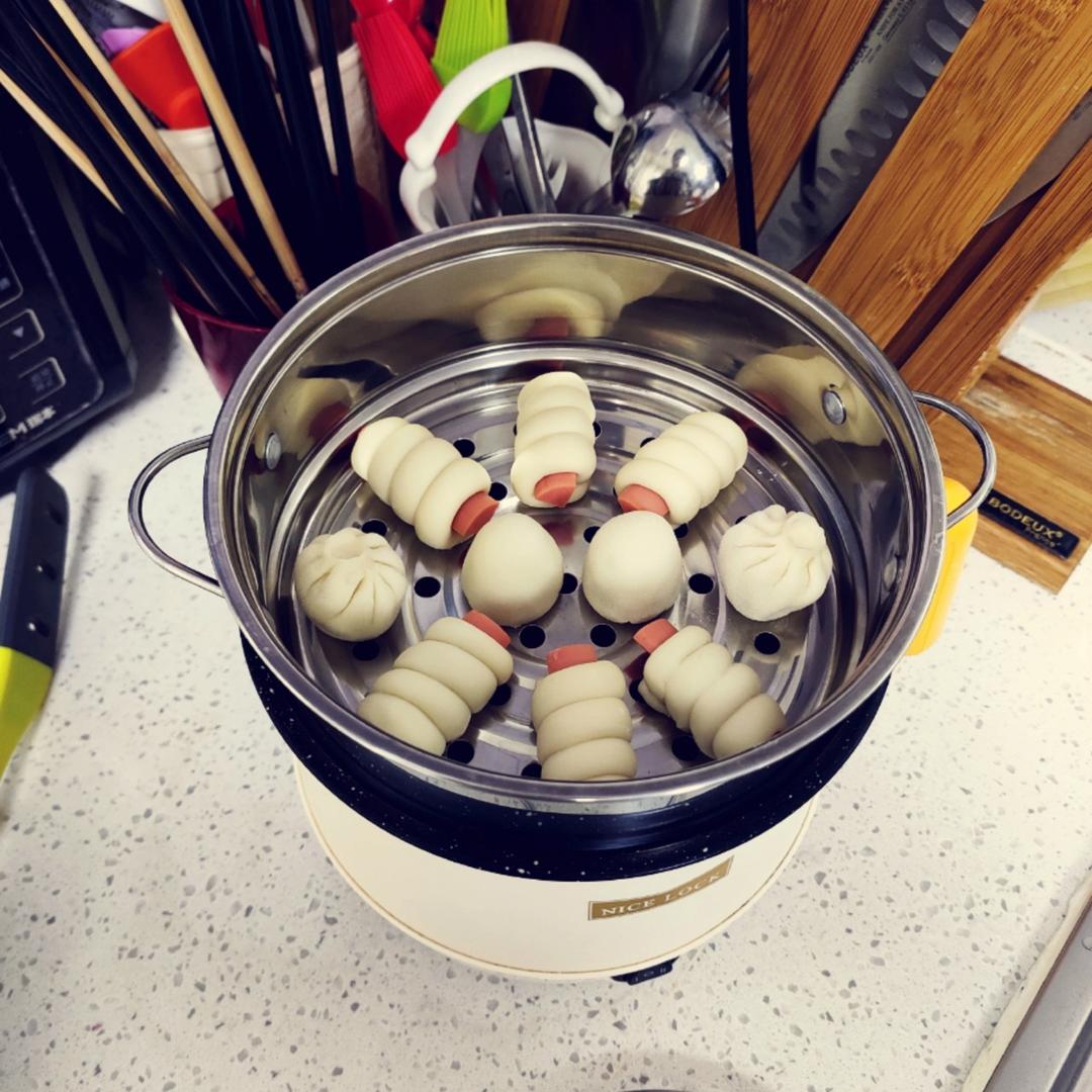 火腿馒头卷