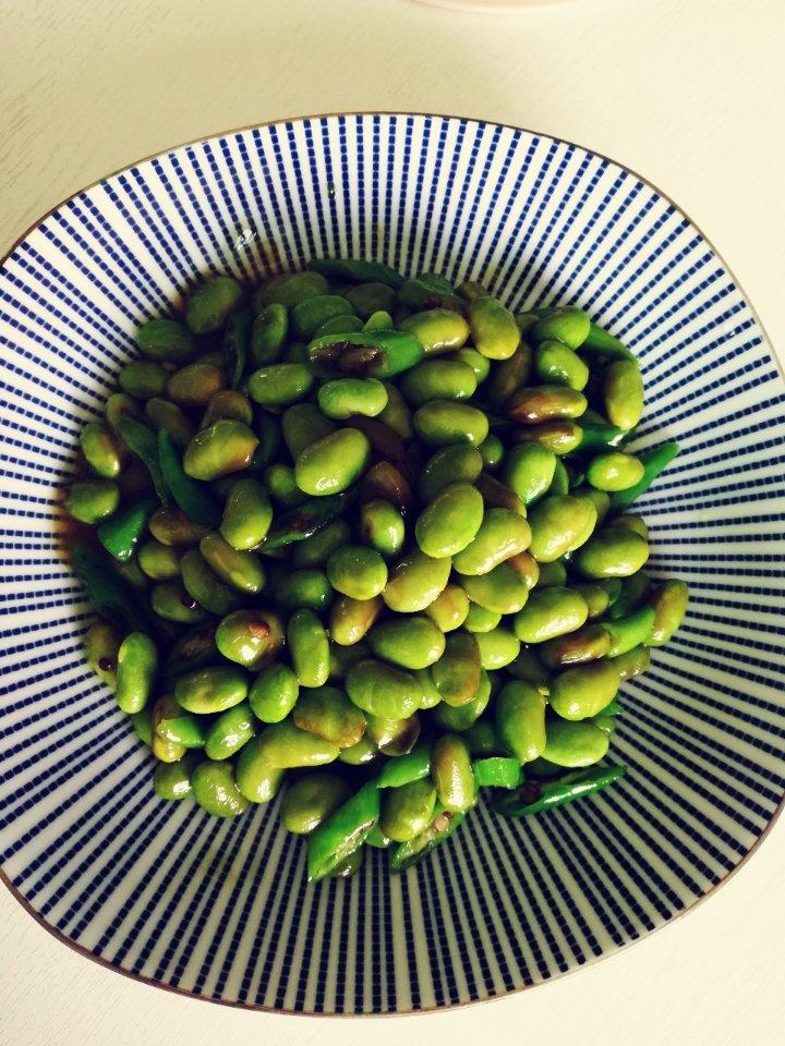 家常小炒—清炒毛豆米