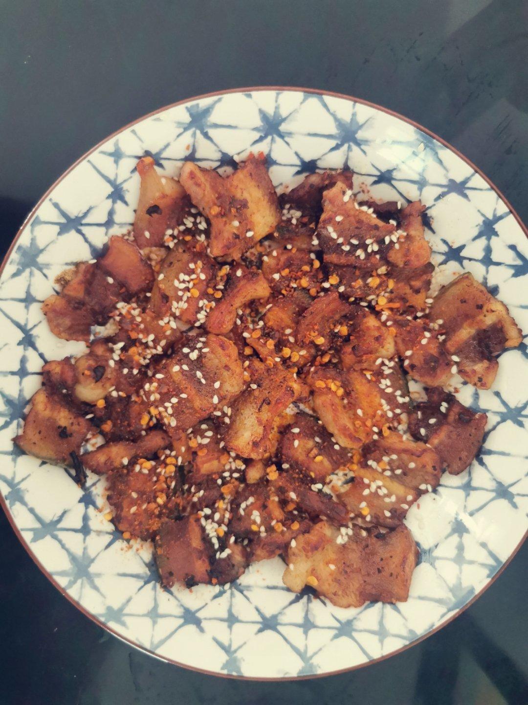 秘制香煎五花肉❗️香辣过瘾❗️比红烧肉还好吃😋