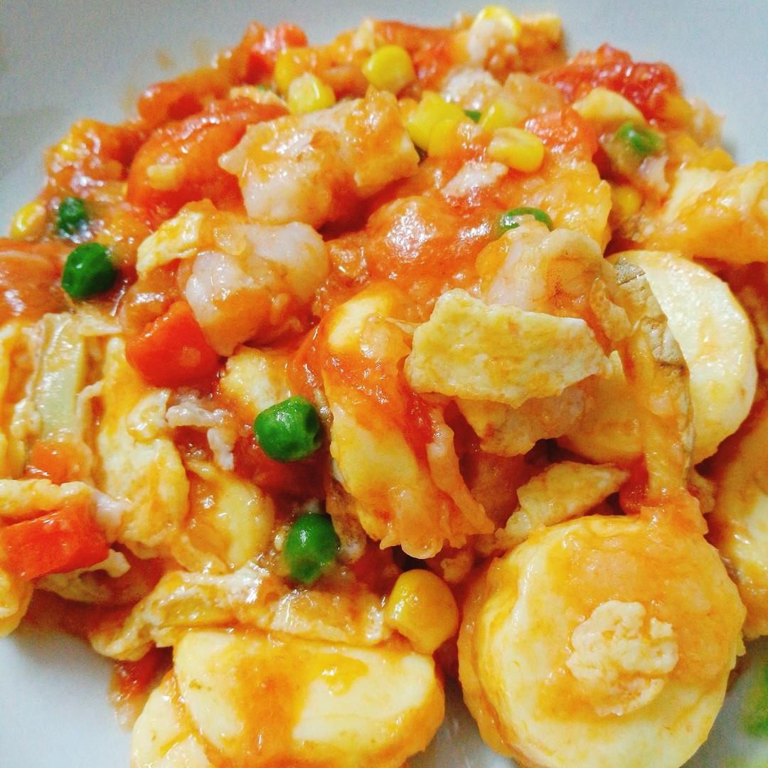 长长长街做的茄汁玉子豆腐