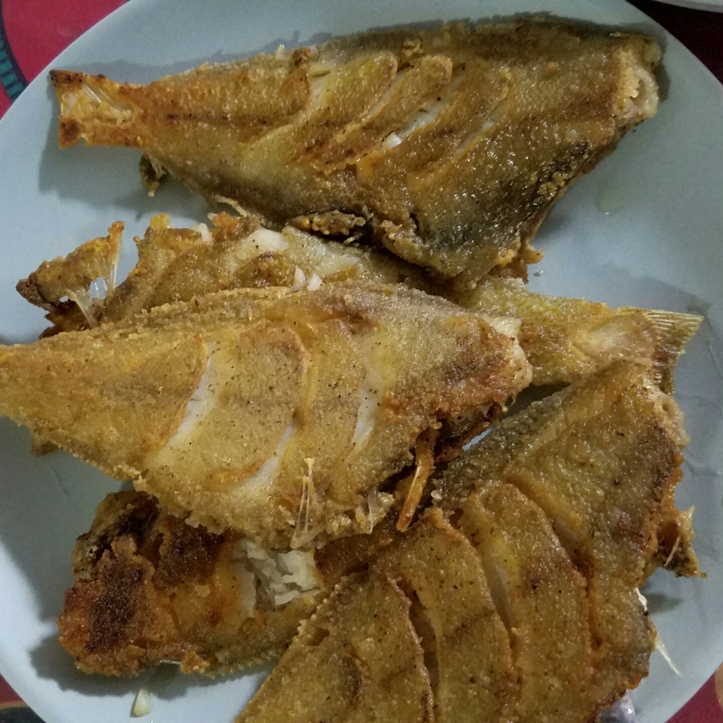 菊雅做的煎偏口鱼