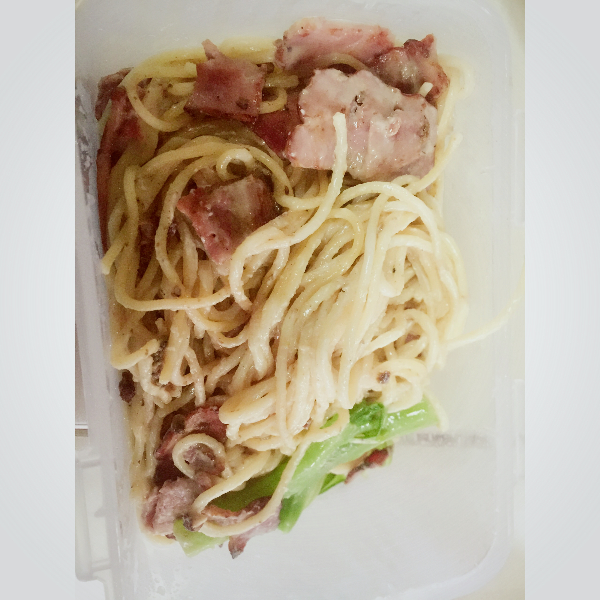 奶油培根意大利面