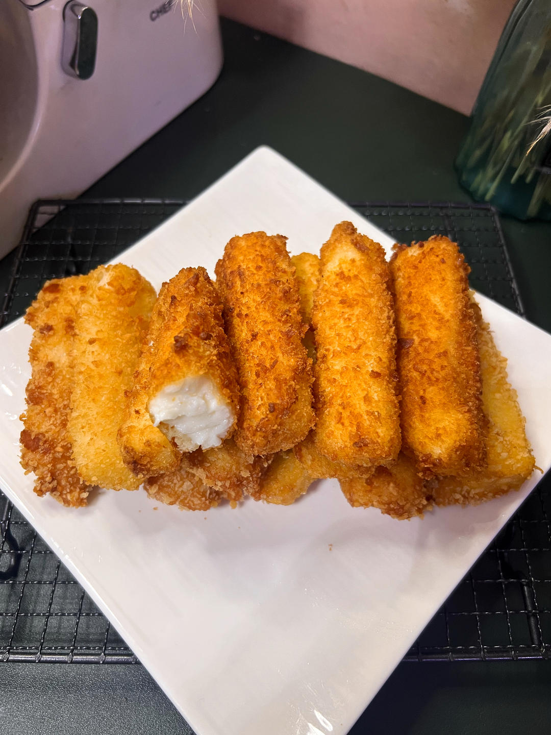 松脆面包糠脆皮炸鲜奶的做法