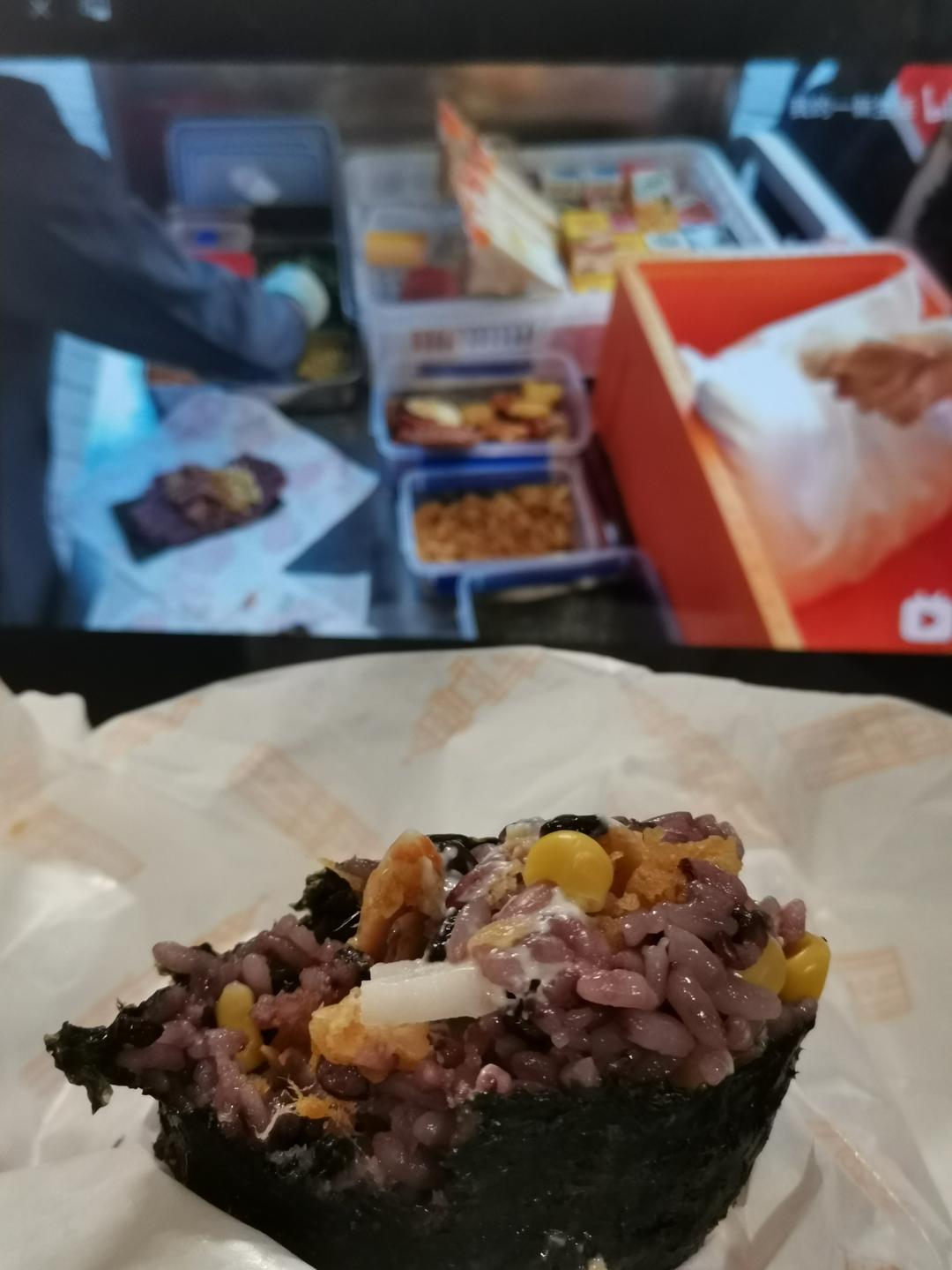 快手早餐…台湾饭团